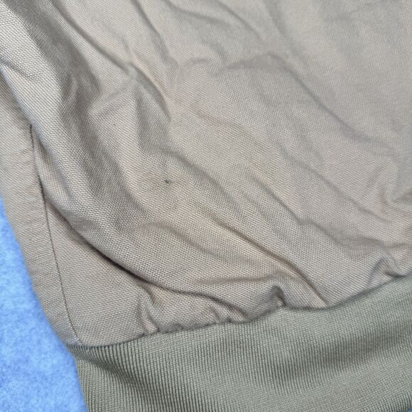 Old Navy Cargo Jacket Boys 12 Beige Cotton Quilted Canvas Hooded Bomber Farm - Picture 8 of 9